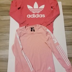 Pink Adidas sweater S"